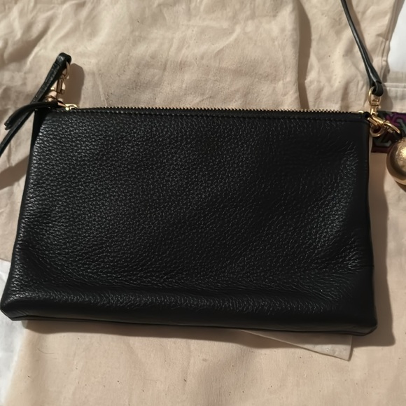 Tory Burch Black Leather Crossbody Bag - Picture 2 of 13